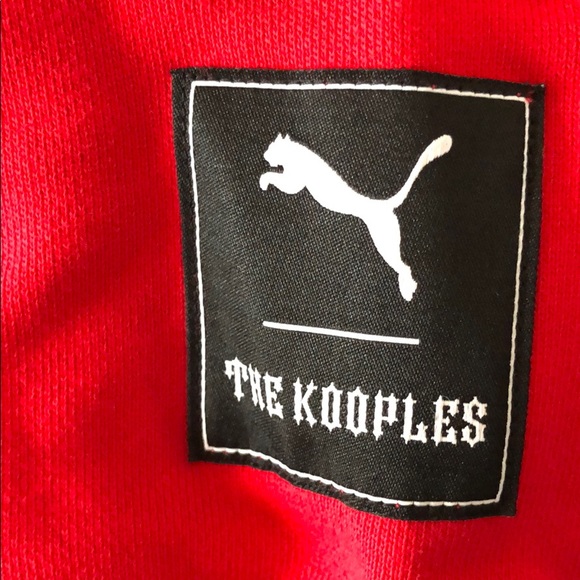 New The Kooples Sport PUMA graphic sleeve cotton hoodie - Picture 11 of 12